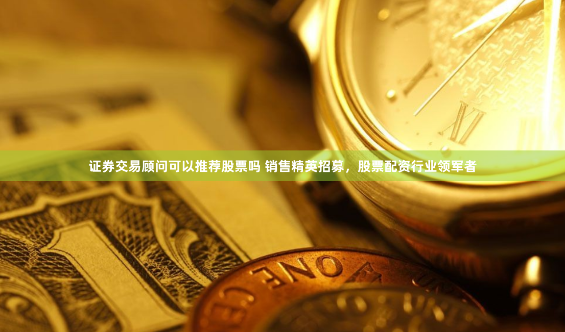证券交易顾问可以推荐股票吗 销售精英招募，股票配资行业领军者