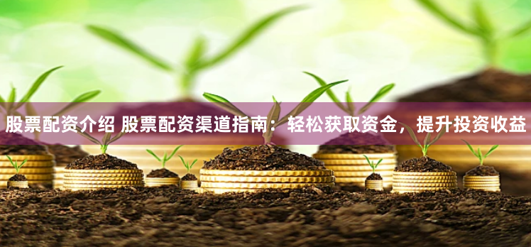 股票配资介绍 股票配资渠道指南：轻松获取资金，提升投资收益