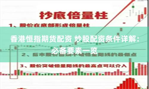 香港恒指期货配资 炒股配资条件详解：必备要素一览