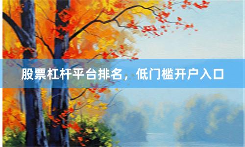 股票杠杆平台排名，低门槛开户入口